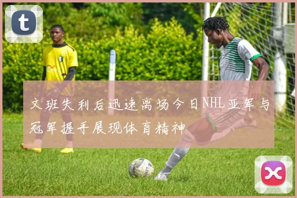 文班失利后迅速离场今日NHL亚军与冠军握手展现体育精神