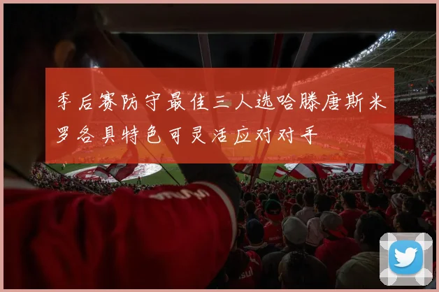 季后赛防守最佳三人选哈滕唐斯米罗各具特色可灵活应对对手